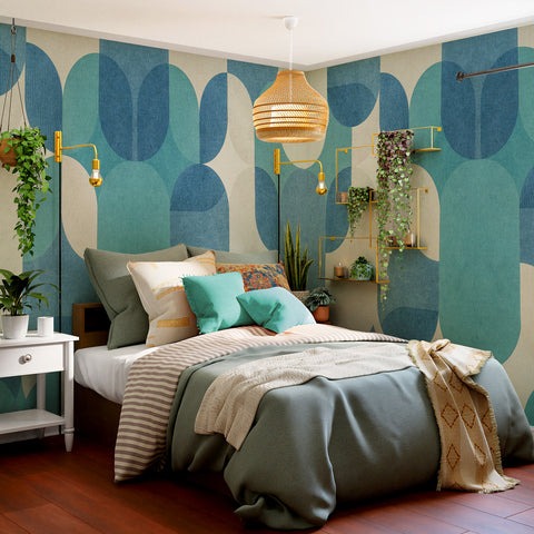 Carta da Parati Anni 70 - per camera da letto