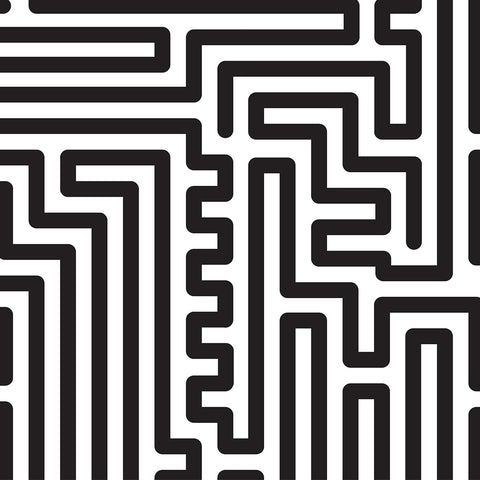 Carta da parati in Fibra di Vetro Labirinto