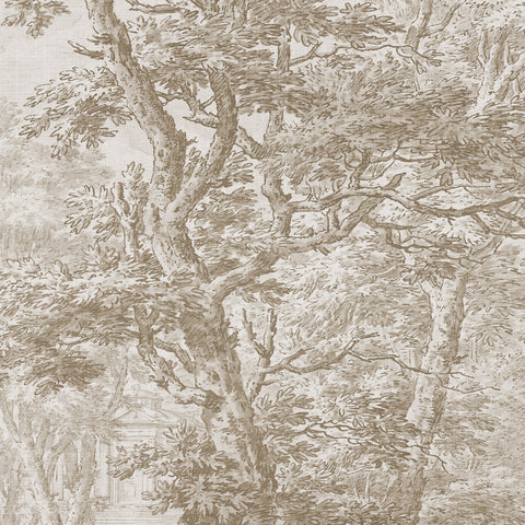 Carta da parati Foresta incisa