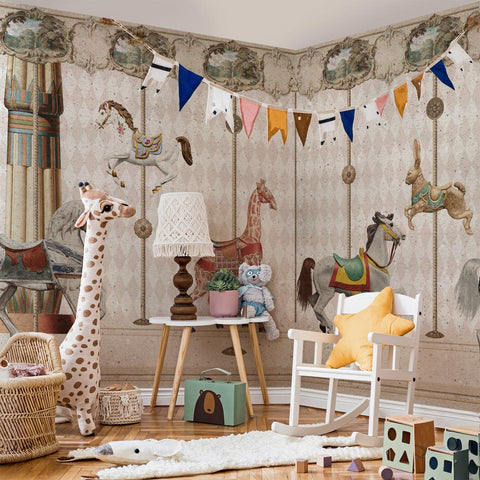 Carta da parati Carosello magico