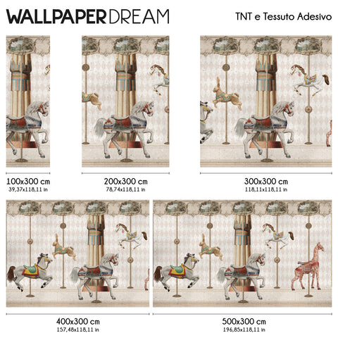 Carta da parati Carosello magico
