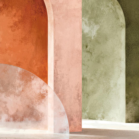 Carta da parati in Fibra di Vetro Archi metafisici