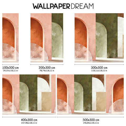 Carta da parati Archi metafisici