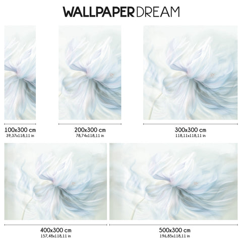 Carta da parati Spirale floreale