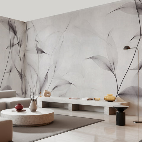 Carta da parati in Fibra di Vetro Tenue fruscio - soggiorno