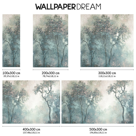 Carta da parati La nebbia dimensioni