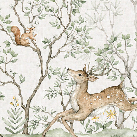 Carta da parati Bosco incantato