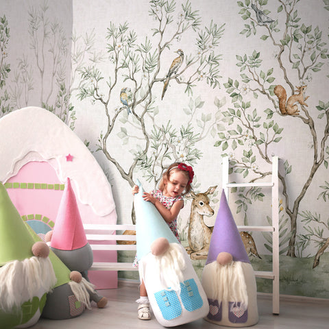 Carta da parati Bosco incantato