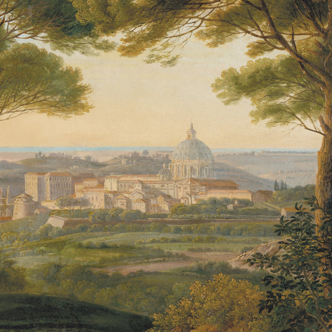Carta da parati in Fibra di Vetro Veduta su Roma
