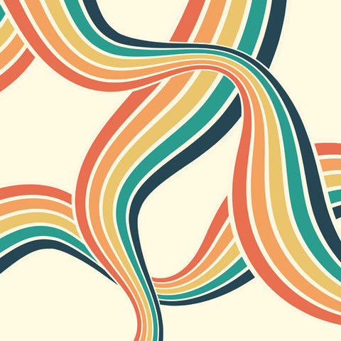 Carta da parati in Fibra di Vetro Tracciati colorati