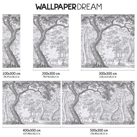 Carta da parati Sinfonia silvestre