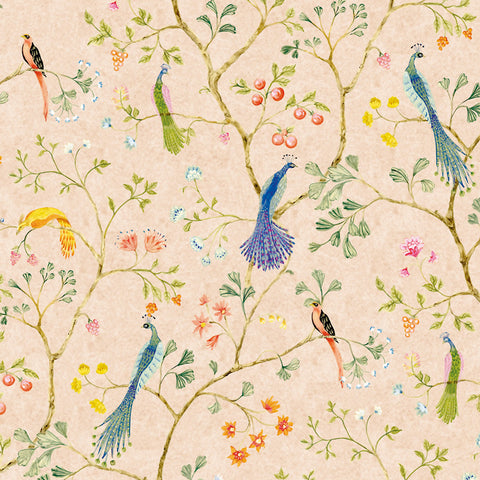 Carta da Parati Chinoiserie con uccellini