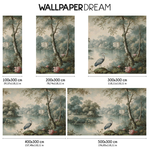 Carta da parati Villa del lago