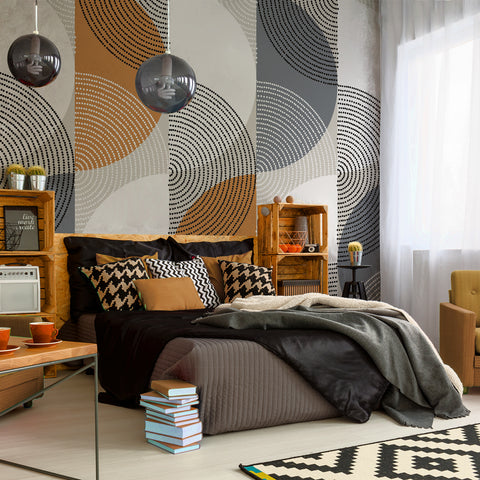 Carta da parati Mezzelune - per camera da letto