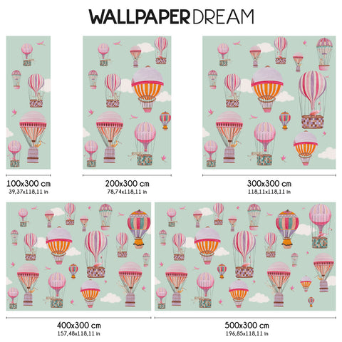 Carta da parati Mongolfiere in parata