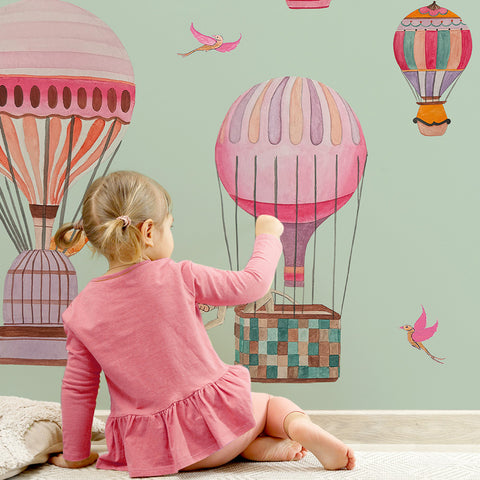 Carta da parati Mongolfiere in parata