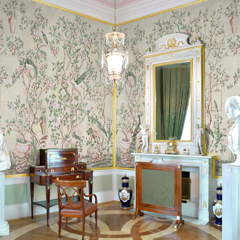 Carta da parati  Voliera chinoiserie