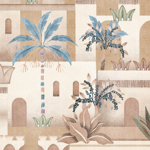 Carta da parati Città Boho dettaglio