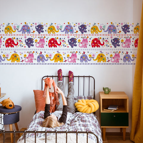 Fascia adesiva Elefanti danzanti