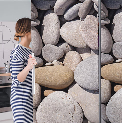 Adesivo per Frigo Stones anta 2