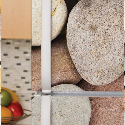 Adesivo per Frigo Pietre chiare