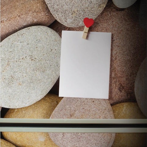 Adesivo per Frigo Pietre chiare
