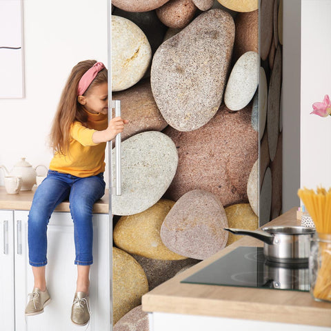 Adesivo per Frigo Pietre chiare