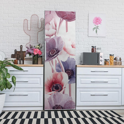 Adesivo per Frigo Pink Floral Vibes