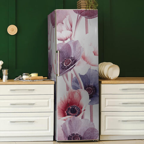Adesivo per Frigo Pink Floral Vibes