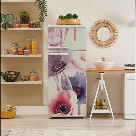 Adesivo per Frigo Pink Floral Vibes