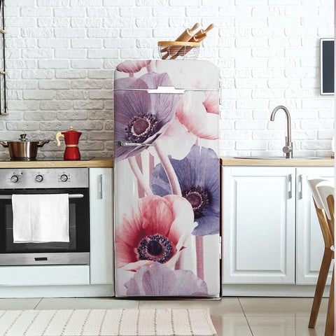 Adesivo per Frigo Pink Floral Vibes