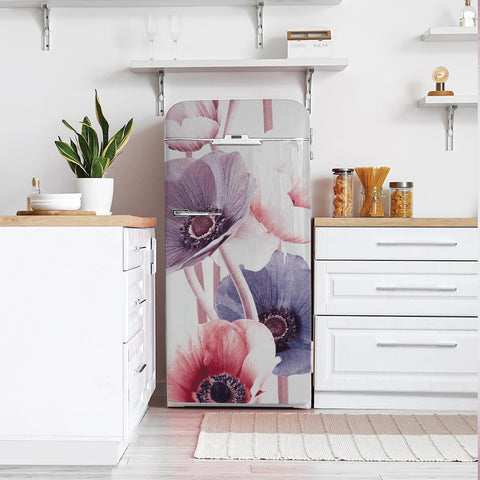 Adesivo per Frigo Pink Floral Vibes