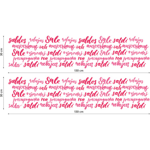 Fascia Sale words | Vetrofania