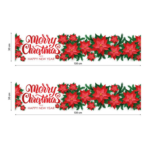 Fascia Stelle di Natale | Vetrofania