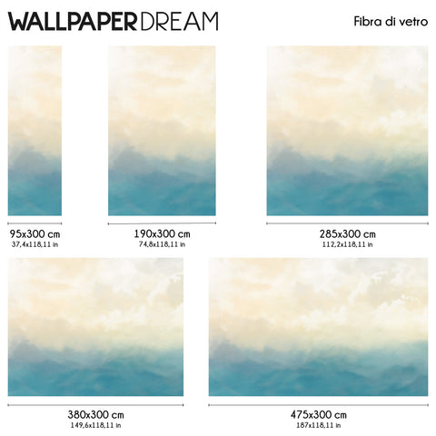 Carta da parati Cielo e mare dimensioni