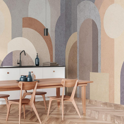 Carta da parati Fantasia d'archi - per sala da pranzo, cucina 