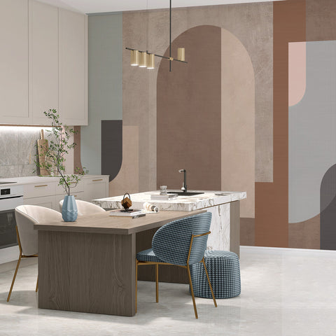 Carta da Parati Geometrie chic - cucina