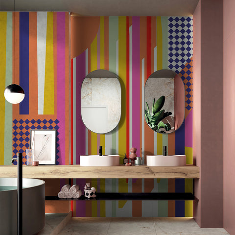 Carta da Parati Fantasia Pop - bagno