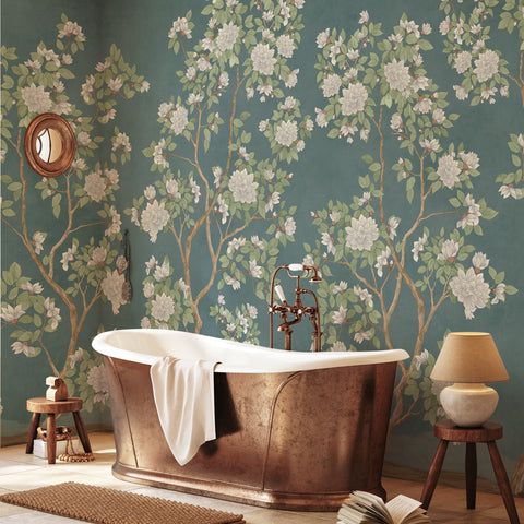 Carta da Parati Grazia orientale - bagno
