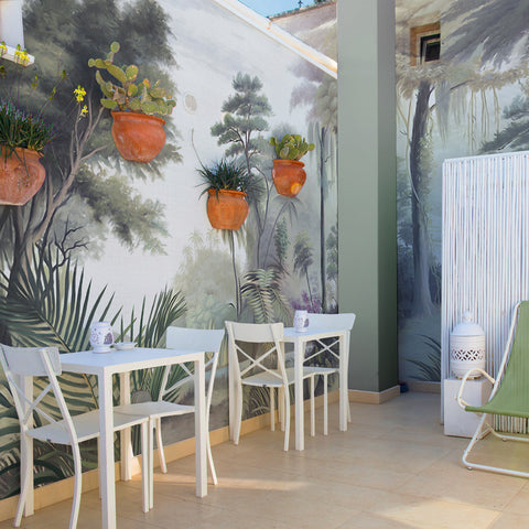 Carta da parati in Fibra di Vetro Paesaggio tropicale - ambienti esterni