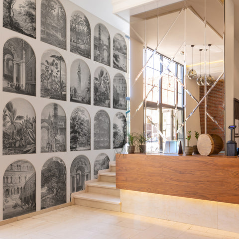 Carta da parati in Fibra di Vetro Pinacoteca - locali pubblici