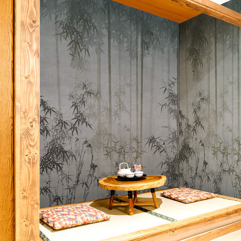 Carta da parati in Fibra di Vetro Bambuseto - locali pubblici