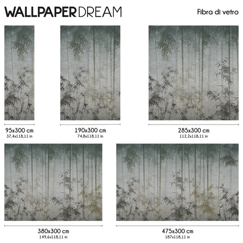 Carta da parati in Fibra di Vetro Bambuseto