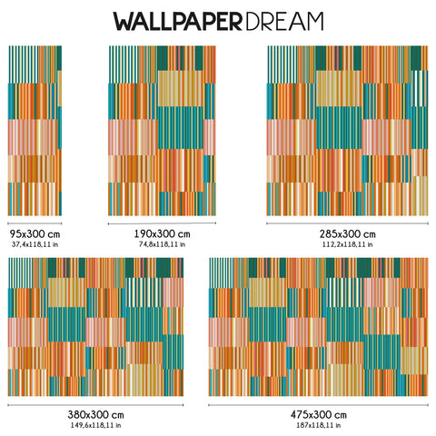 Carta da parati in Fibra di Vetro Trama moderna