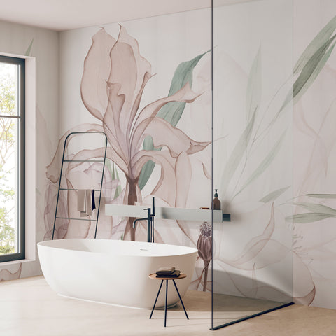 Carta da parati Rafflesia - box doccia
