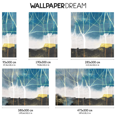 Carta da parati in Fibra di Vetro Alba invernale