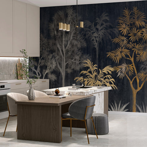 Carta da parati Luci del tramonto - cucina