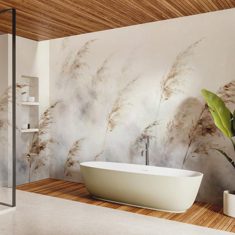 Carta da parati in Fibra di Vetro Via col vento - bagno