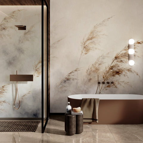 Carta da parati in Fibra di Vetro Via col vento - box doccia