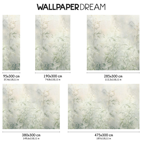Carta da parati in Fibra di Vetro Germogli di bamboo